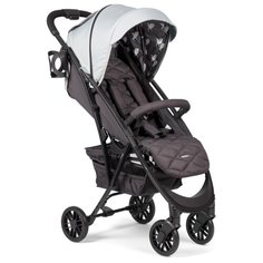 Прогулочная коляска Happy Baby Eleganza V2 light grey, цвет шасси: черный