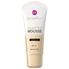 Bell Тональный мусс Secretale Matte Mousse, оттенок: 01 nude