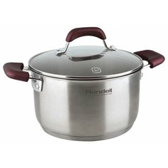 Кастрюля Rondell Bojole 5,6 л, серебристый