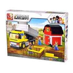 Конструктор SLUBAN Городская серия M38-B0552 Самосвал