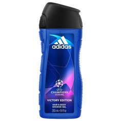 Гель для душа и шампунь Adidas UEFA champions league Victory edition, 250 мл