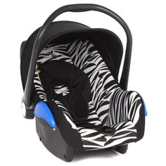 Автокресло-переноска группа 0+ (до 13 кг) Lider Kids Roomer, zebra