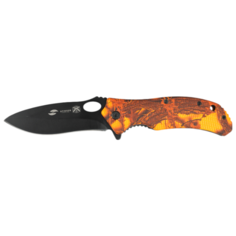 Нож складной STINGER FK-C051 оранжевый камуфляж