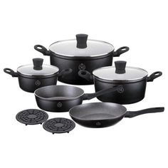 Набор посуды Meisterklasse MK-1013 10 пр. черный