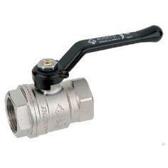 Кран шаровый Bugatti New Jersey 910 муфтовый (ВР/ВР), латунь Ду 20 (3/4")