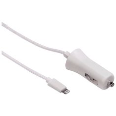 Автомобильная зарядка HAMA H-134607 белый
