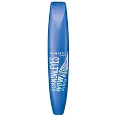 Rimmel Тушь для ресниц Scandaleyes WOW Wings Waterproof, 001 черный