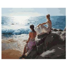 Белоснежка Картина по номерам "У самого синего моря" 40х50 см (937-АВ)