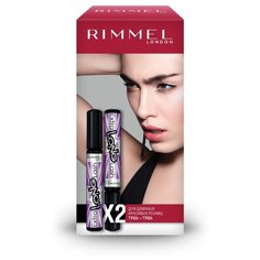 Rimmel Набор туши для ресниц Extra Long Lash + Extra Long Lash, черный