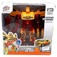 Трансформер Ziyu Toys Робот-машина L015-15A красно-желтый