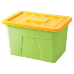 Контейнер Пластишка 60х40х36 см (4312068) зеленый/желтый