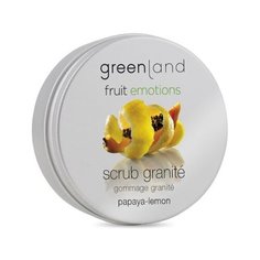 Greenland Скраб-щербет для тела Greenland Fruit emotions Папайя-лимон 200 мл
