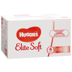 Huggies подгузники Elite Soft 4 (8-14 кг) 132 шт.