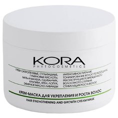 Kora Крем-маска для укрепления и роста волос, 300 мл КОРА