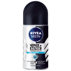 Дезодорант-антиперспирант ролик Nivea Men Невидимый для черного и белого Fresh, 50 мл