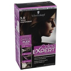 Schwarzkopf Color Expert Абсолютный уход Стойкая крем-краска для волос, 3.0, Черно-каштановый