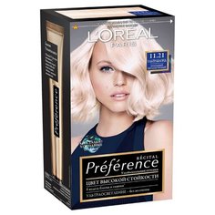 LOreal Paris Recital Preference стойкая краска для волос, 11.21, Ультраблонд