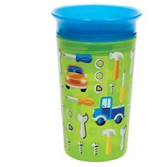 Поильник-непроливайка Munchkin 12295, 266 мл машинки зеленый