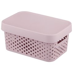 CURVER Коробка с крышкой Infinity 12,5x17,5x26см розовый