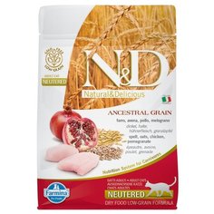 Корм для стерилизованных кошек Farmina N&D с курицей и с гранатом 300 г