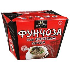 Sen Soy Вермишель «Фунчоза» под японским соусом с Мисо пастой и водорослями Вакаме 125 г