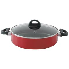 Сотейник BergHOFF Eclipse Red 3700117 26 см, с крышкой, красный