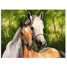 Белоснежка Картина по номерам "Мать и дитя" 30х40 см (3064-CS)