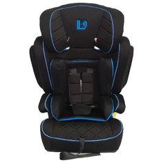 Автокресло группа 1/2/3 (9-36 кг) LiTTLE KiNG LK- 03 Isofix, черный/синий