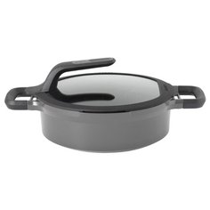 Сотейник BergHOFF Gem grey 2307422 24 см, с крышкой, серый