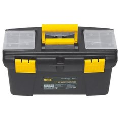 Ящик с органайзером FIT 65573 49x27.5x24 см 19 черный/желтый F.It