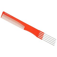 DEWAL Расческа для начеса с металлическими зубцами, 19 см