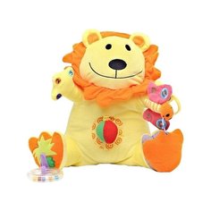 Прорезыватель-погремушка Biba Toys Важный лев желтый
