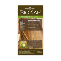 BioKap Nutricolor Delicato стойкая крем-краска для волос, 9.3 очень светлый золотой