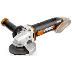 УШМ аккумуляторная Worx WX800.9 0 коробка, 20 В, 115 мм, Worx PowerShare