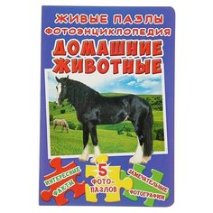 Кристал Бук Живые пазлы. Фотоэнциклопедия. Домашние животные