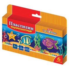 Пластилин Hatber Морская семейка 6 цветов (kpf_06210)