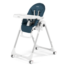 Стульчик-шезлонг Peg-Perego Prima Pappa Follow Me экокожа petrolio