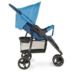 Прогулочная коляска Happy Baby Ultima marine/black frame, цвет шасси: черный