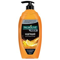 Гель для душа и шампунь Palmolive Men Цитрусовый заряд, 750 мл, 1 шт.