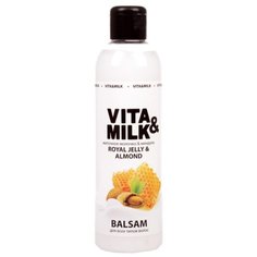 Vita & Milk бальзам Маточное молоко & Миндаль для всех типов волос, 250 мл