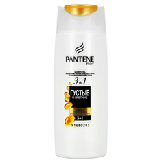 Pantene шампунь, бальзам-ополаскиватель и интенсивный уход 3в1 Густые и крепкие 90 мл