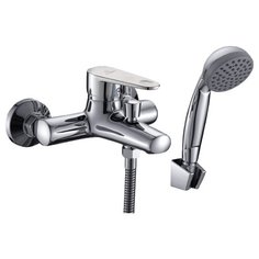 Смеситель для ванны с душем СЛАВЕН СЛ-ОД-Л30 однорычажный лейка в комплекте хром