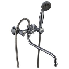 Смеситель универсальный СЛАВЕН СЛ-ДВ-Е31 двухрычажный лейка в комплекте хром