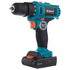 Аккумуляторная дрель-шуруповерт Bort BAB-14Ux2Li-FDK 30 Н·м синий/черный
