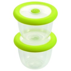 Набор контейнеров Bebe confort для хранения и разогрева пищи по 150 мл салатовый