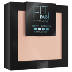 Maybelline Fit Me пудра компактная матирующая скрывающая поры 115 слоновая кость