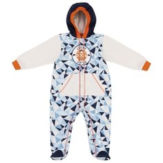 Комбинезон lucky child размер 18 (56-62), синий/голубой