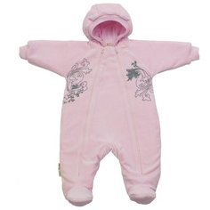 Комбинезон lucky child размер 20 (62-68), розовый