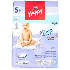 Одноразовые пеленки Bella Baby happy 60x60 5 шт.