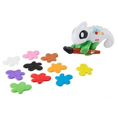 Интерактивная развивающая игрушка Fisher-Price Думай и учись. Обучающий хамелеон (FCH23) белый
